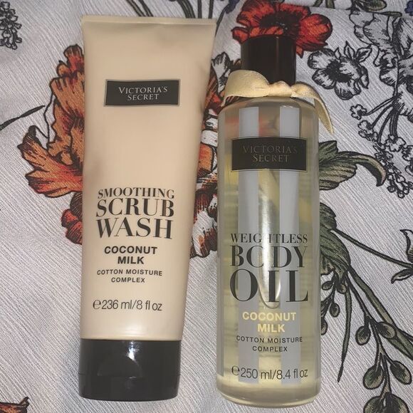 Victoria's Secret Coconut Milk Cotton Moisture Complex Set - Picture 1 of 3